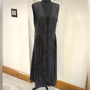 Mustard Seed NWOT black pleated maxi dress size M